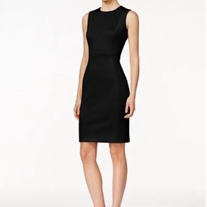 Calvin Klein Scuba Crepe Sheath Dress